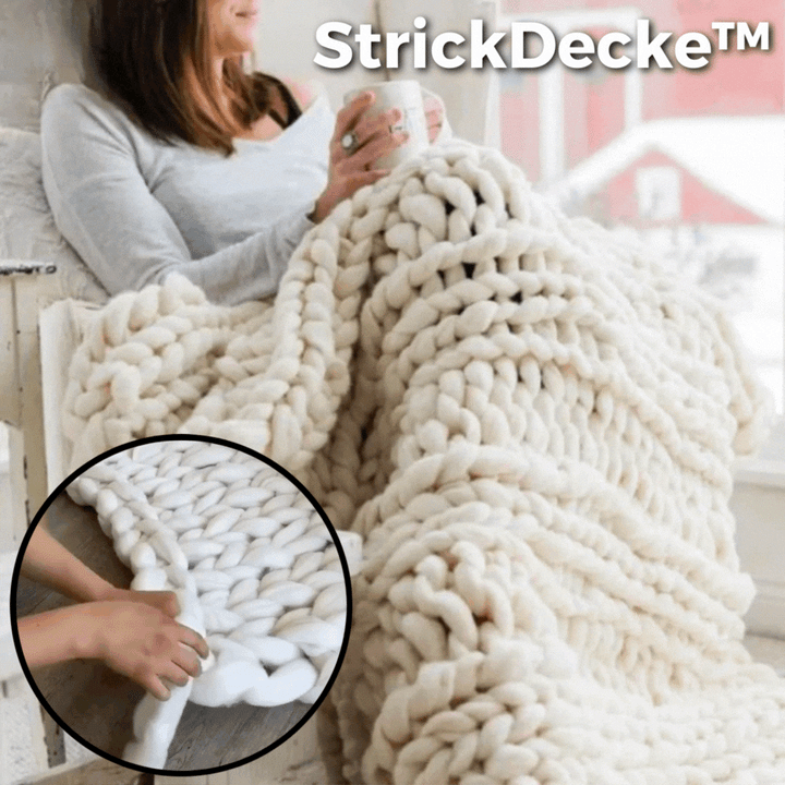 Strikket teppe Skap varme og komfort | Skanto