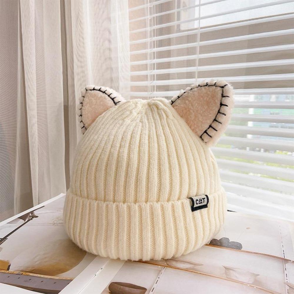 CozyCat Beanie - Trendy Vinterlue med Kattøre Skanto