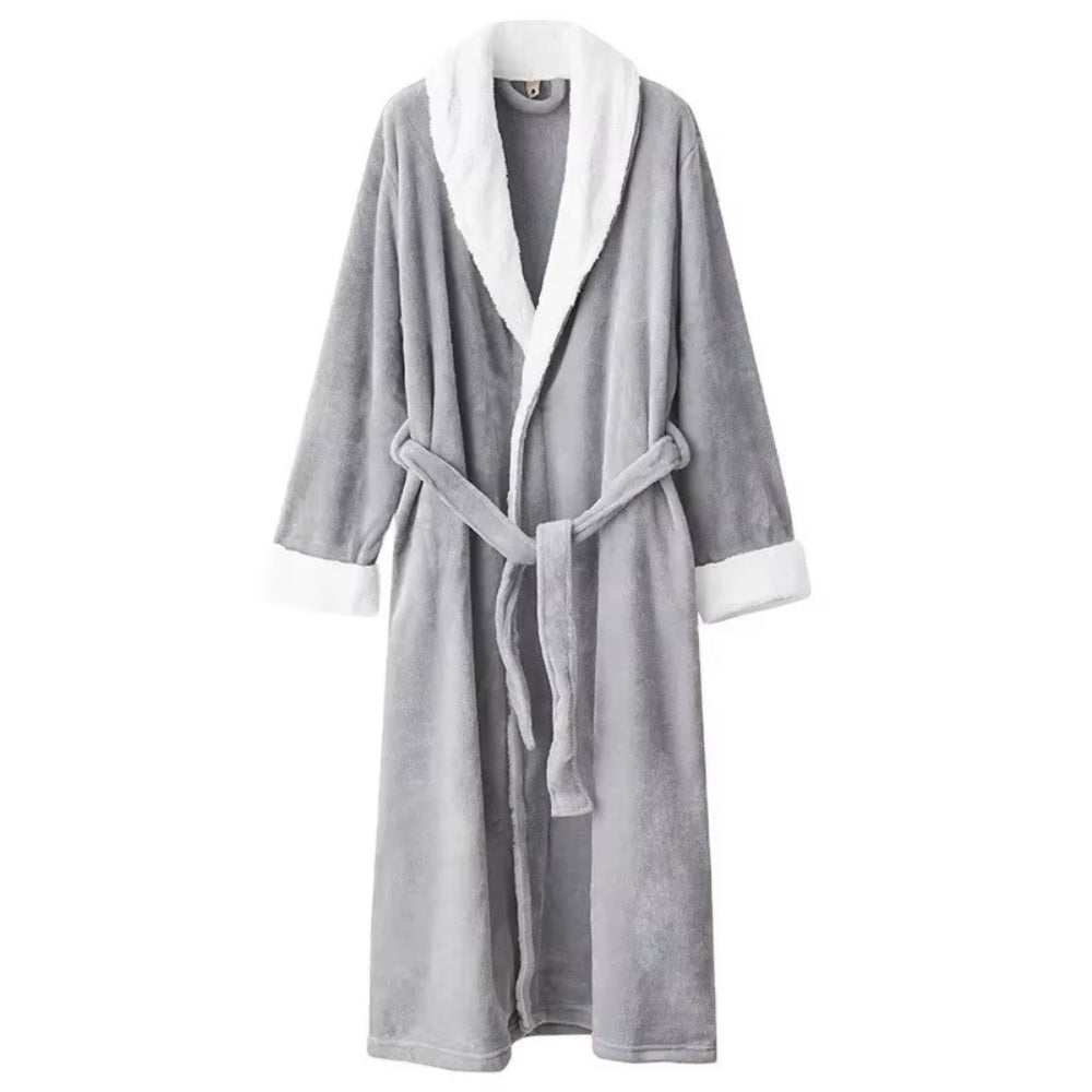Skanto | Plush Fleece Kontrast Beskytter Badekåpe