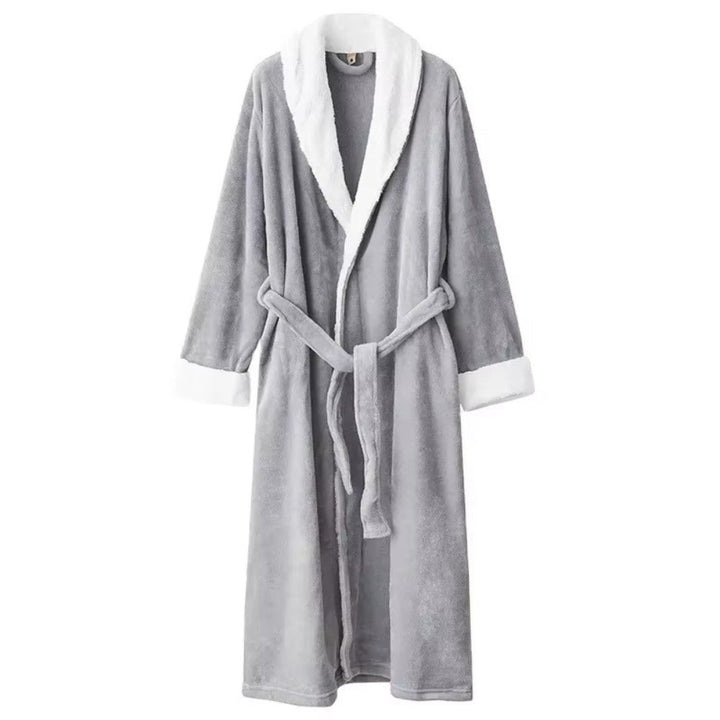 Skanto | Plush Fleece Kontrast Beskytter Badekåpe