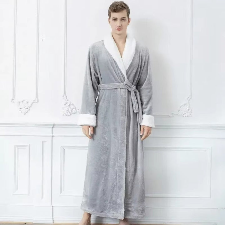 Skanto | Plush Fleece Kontrast Beskytter Badekåpe