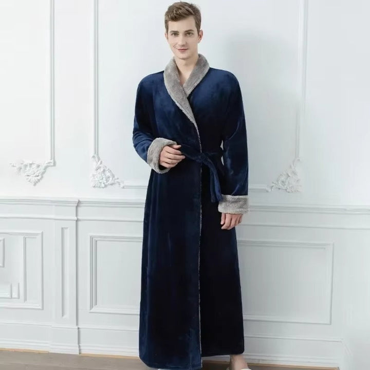 Skanto | Plush Fleece Kontrast Beskytter Badekåpe
