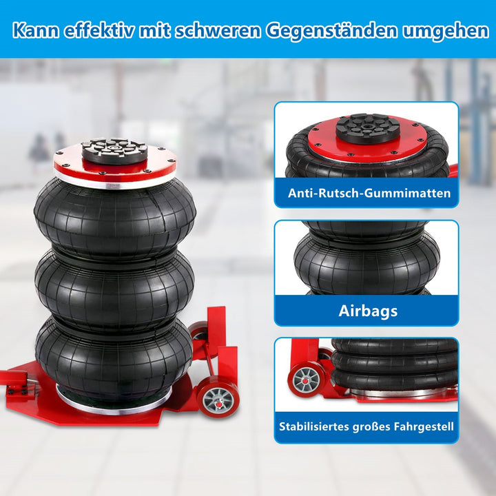 3T Pneumatisk Triple Bag Airjack | Skanto