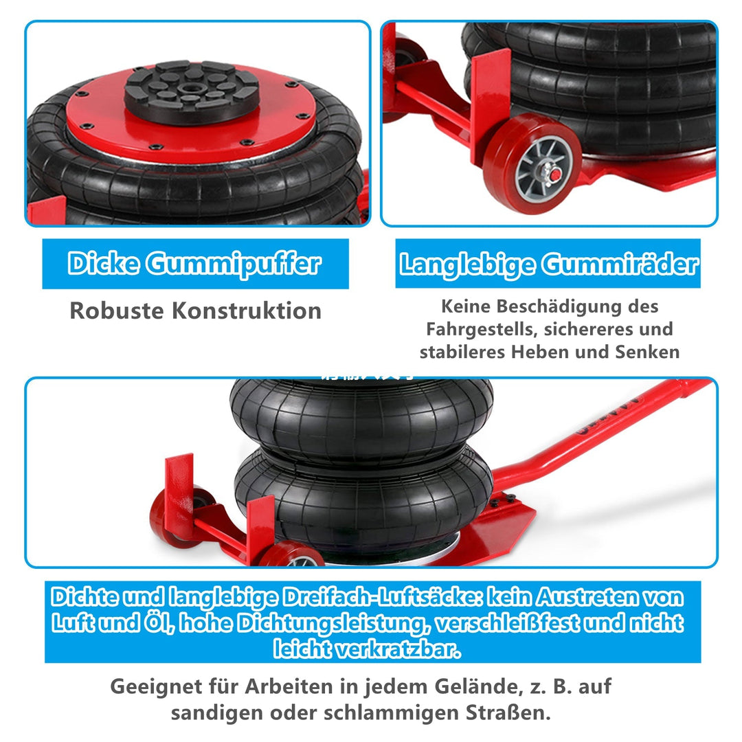3T Pneumatisk Triple Bag Airjack | Skanto