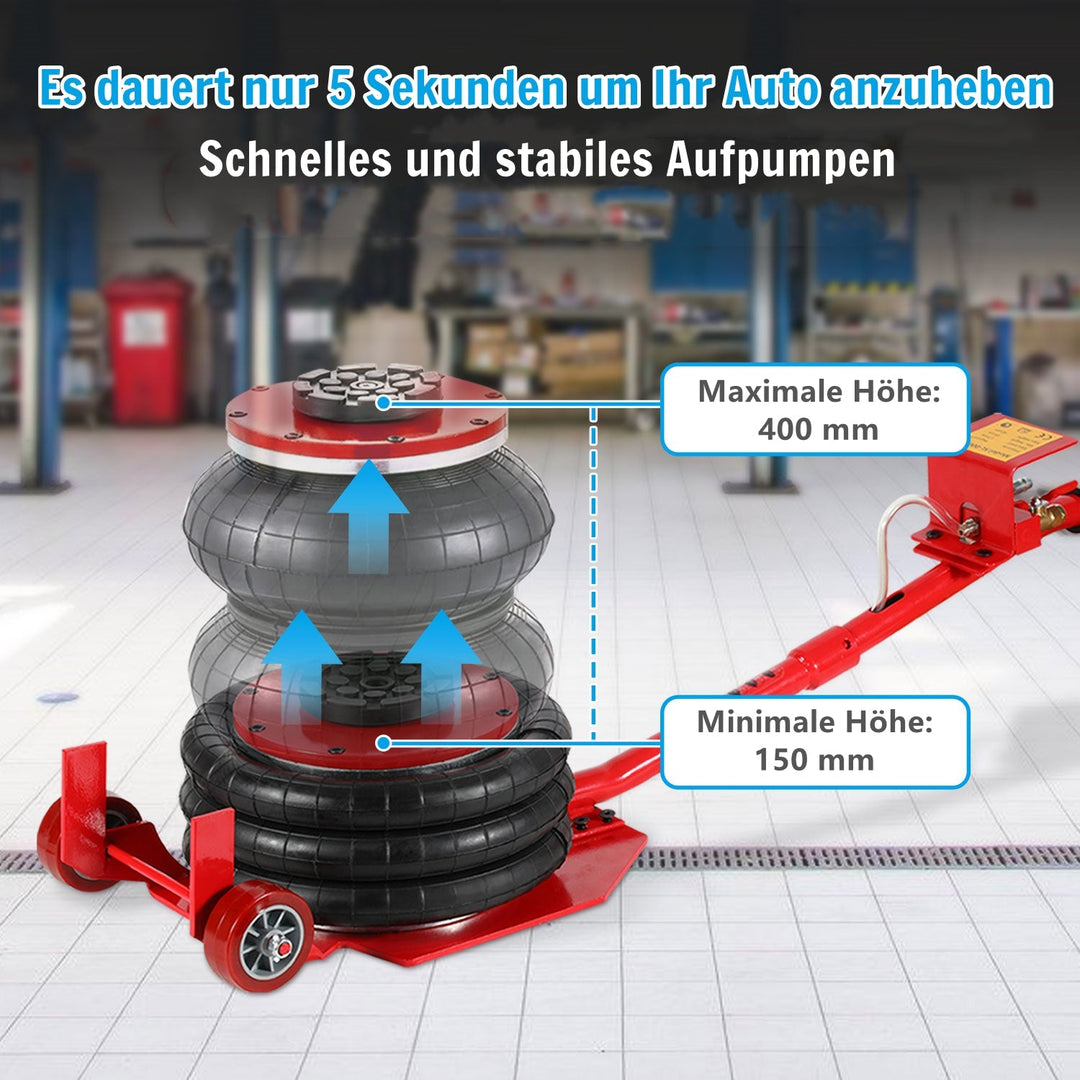 3T Pneumatisk Triple Bag Airjack | Skanto