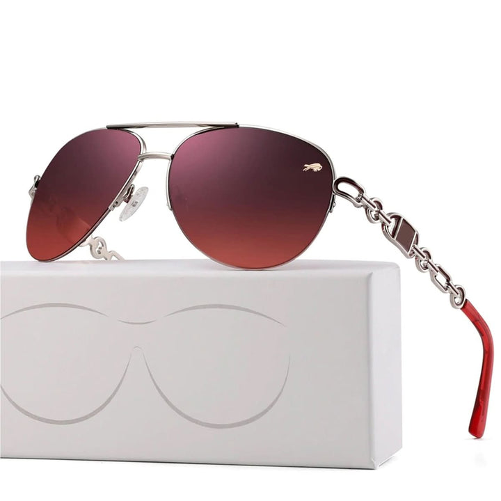 Lunaris polarisierte Damen-Sonnenbrille | UV400-Schutz | Leichte, modische Brille | Elegant Outdoor-Sonnenbrille