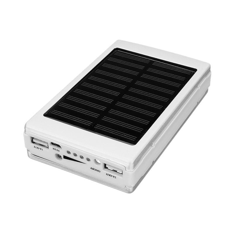 Skanto | Bærbar 5x18650 Powerbank Pover Power Bank 18650 Solenergi Power Bank Hylster DIY Boks Dual USB Kit Telefonlader Lommelykt