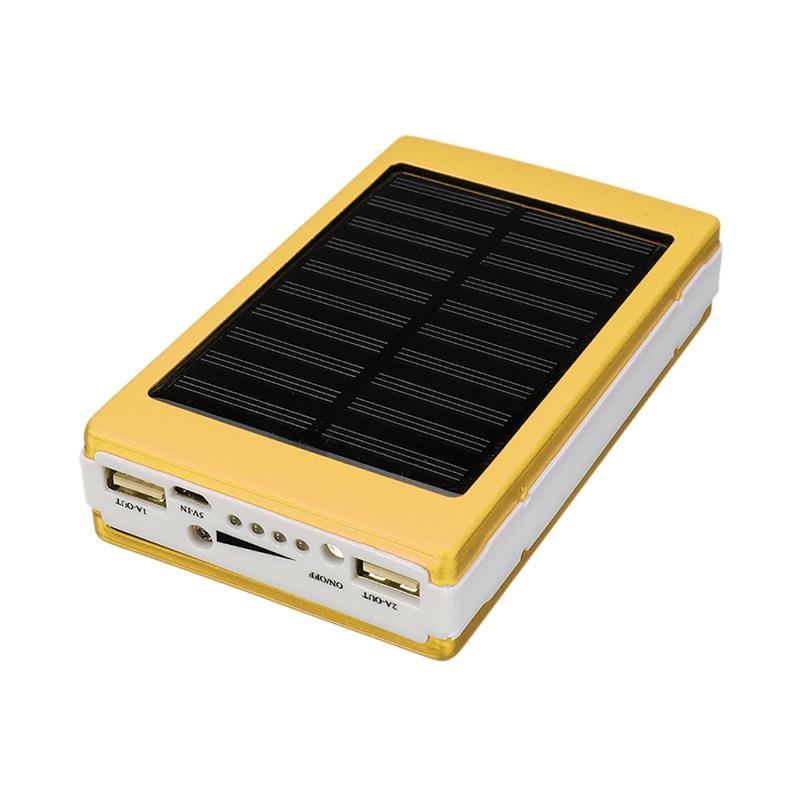 Skanto | Bærbar 5x18650 Powerbank Pover Power Bank 18650 Solenergi Power Bank Hylster DIY Boks Dual USB Kit Telefonlader Lommelykt