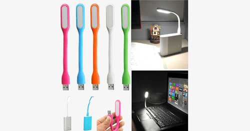Skanto | LED USB Bærbar Lommelykt – Lynfarger rundt deg!