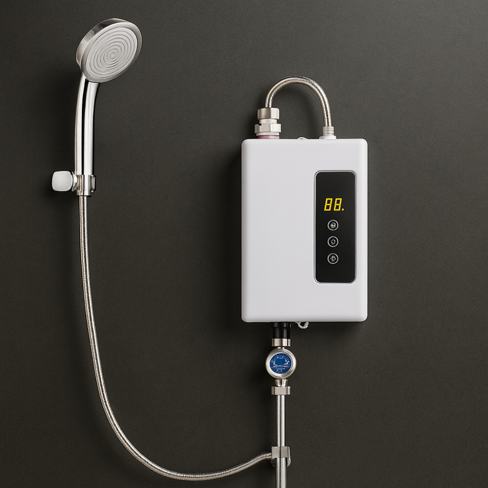 Tragbarer Warmwasserbereiter, Elektrischer Durchlauferhitzer, Waschbeckendusche