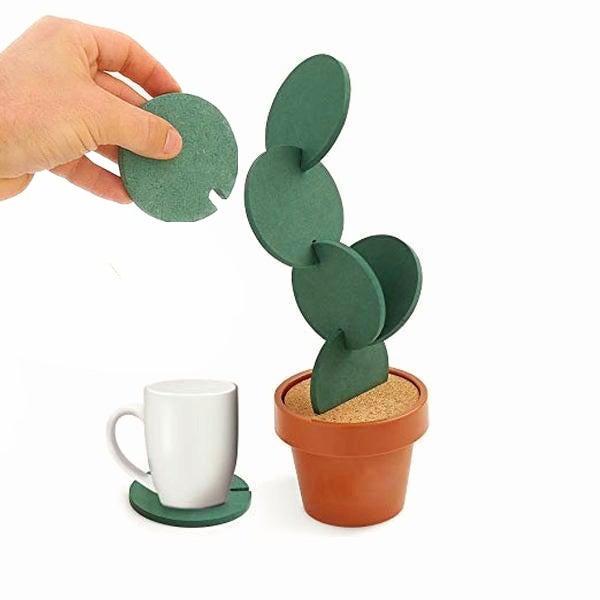 Potted Cactus Coasters | Skanto