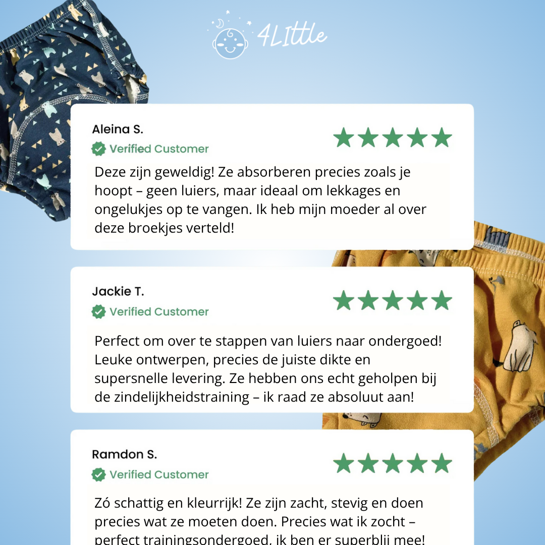 Norvo | Potty Training Diapers | 6-lags gjenbrukbare bukser 2+ – Gjør toaletttrening enkelt og moro