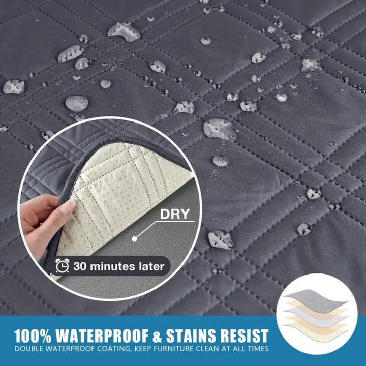 Skanto | Recliner Cover Quilted Waterproof Armchair Protector