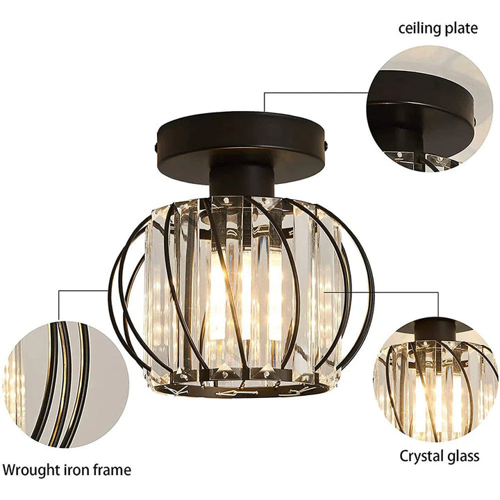 Glass Ceiling Light | Skanto