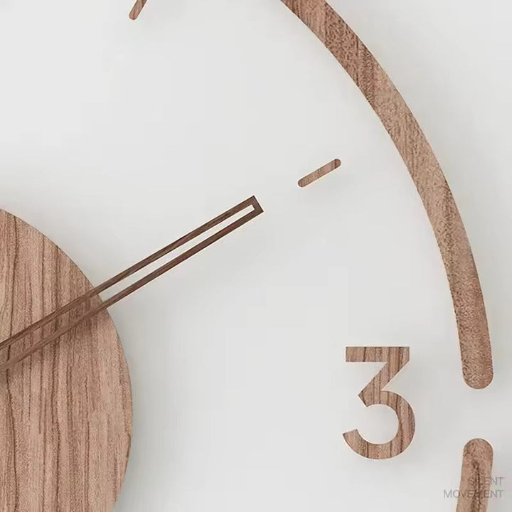 Nordisk Treveggklokke – Tidløs Minimalisme | Skanto