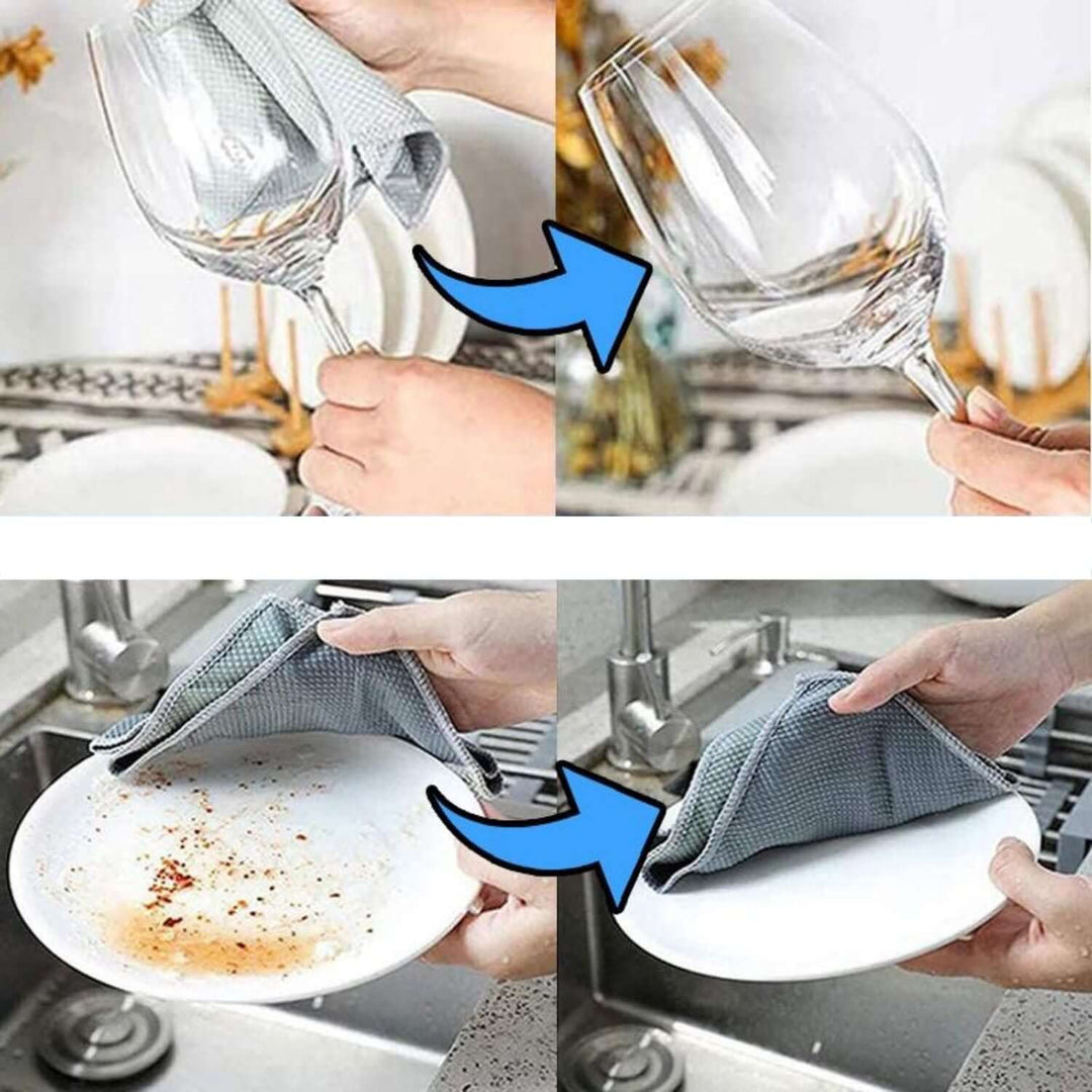 Skanto | Soft Touch Wonder Cloth – Ripefritt rengjøring av glass, speil og rustfritt stål