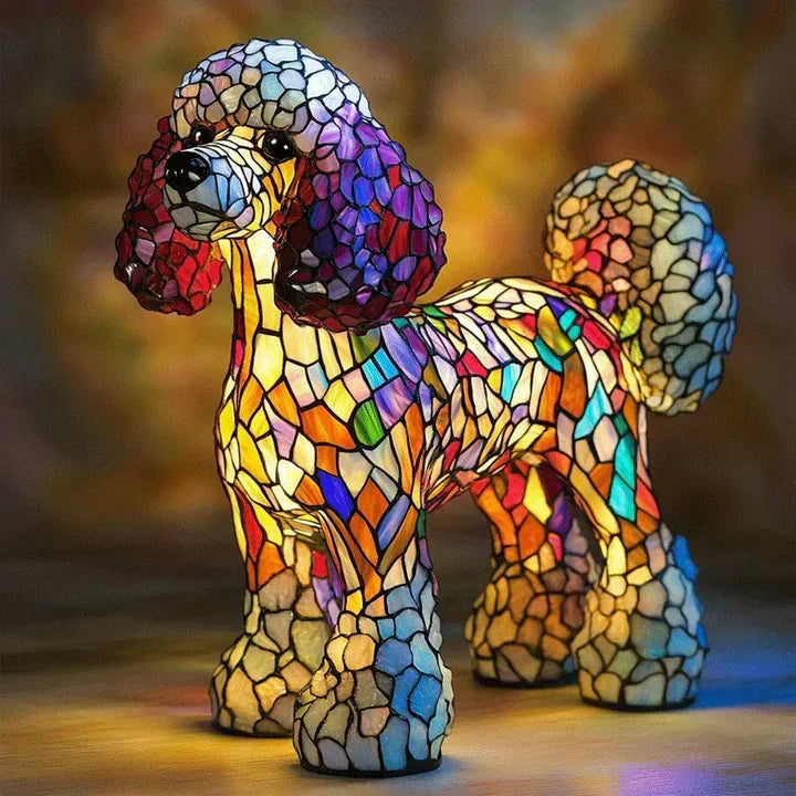 Lumidog Håndlaget Opplysende Hundelampe – Ambient Belysning og Gave | Skanto