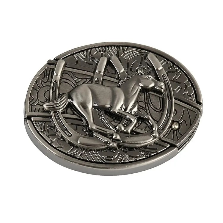 Herren Leder-Punkgürtel | Vintage-Metallschnallen Designs