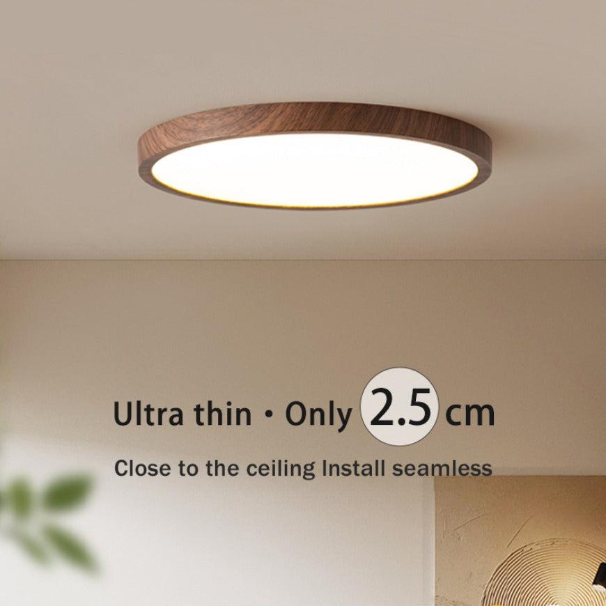 Skanto | Tynn Sirkulær Taklampe | Justerbart LED-lys, Moderne | Stue & Soverom