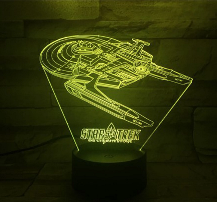 Skanto | Star Trek 3D optisk illusjonslampe