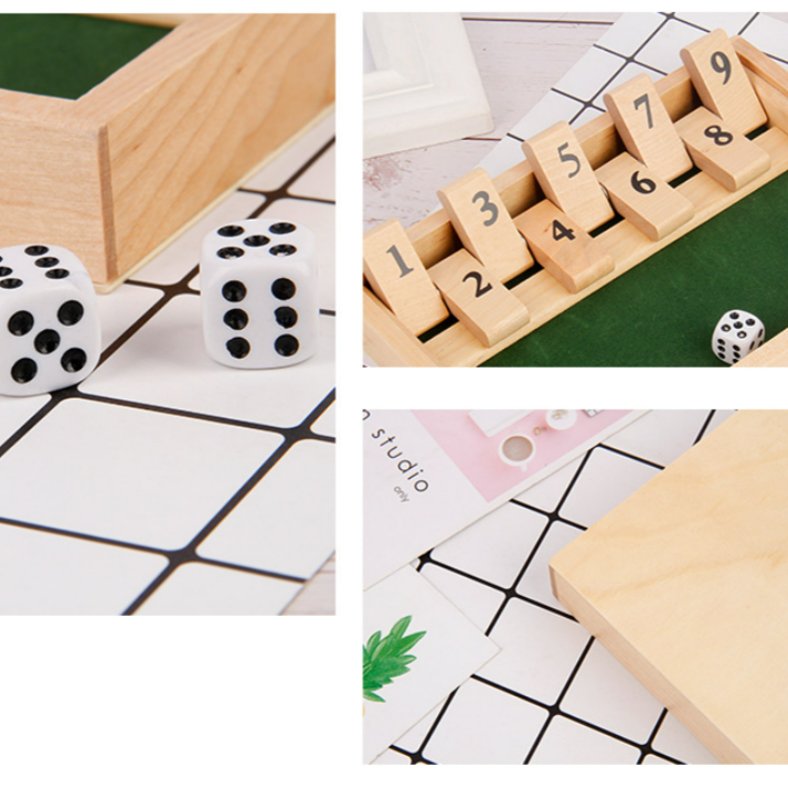 Skanto | Shut The Box Spill - Morsomt Bordmatspill for Voksne & Barn
