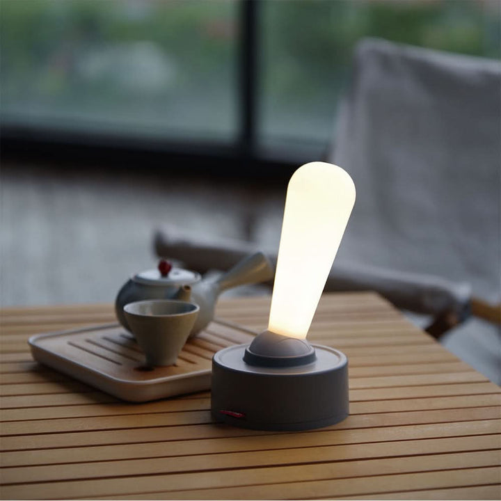 Skanto | Retro Sjekkboks Bordlampe – Oppladbar LED Lys