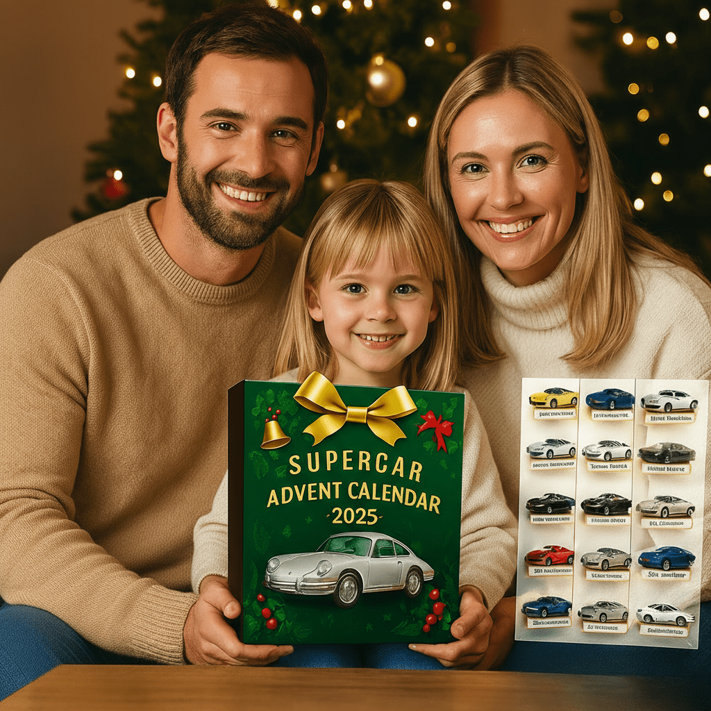 Skanto | Begrenset Superbil Adventskalender med 24 Presise Miniatyrmodeller