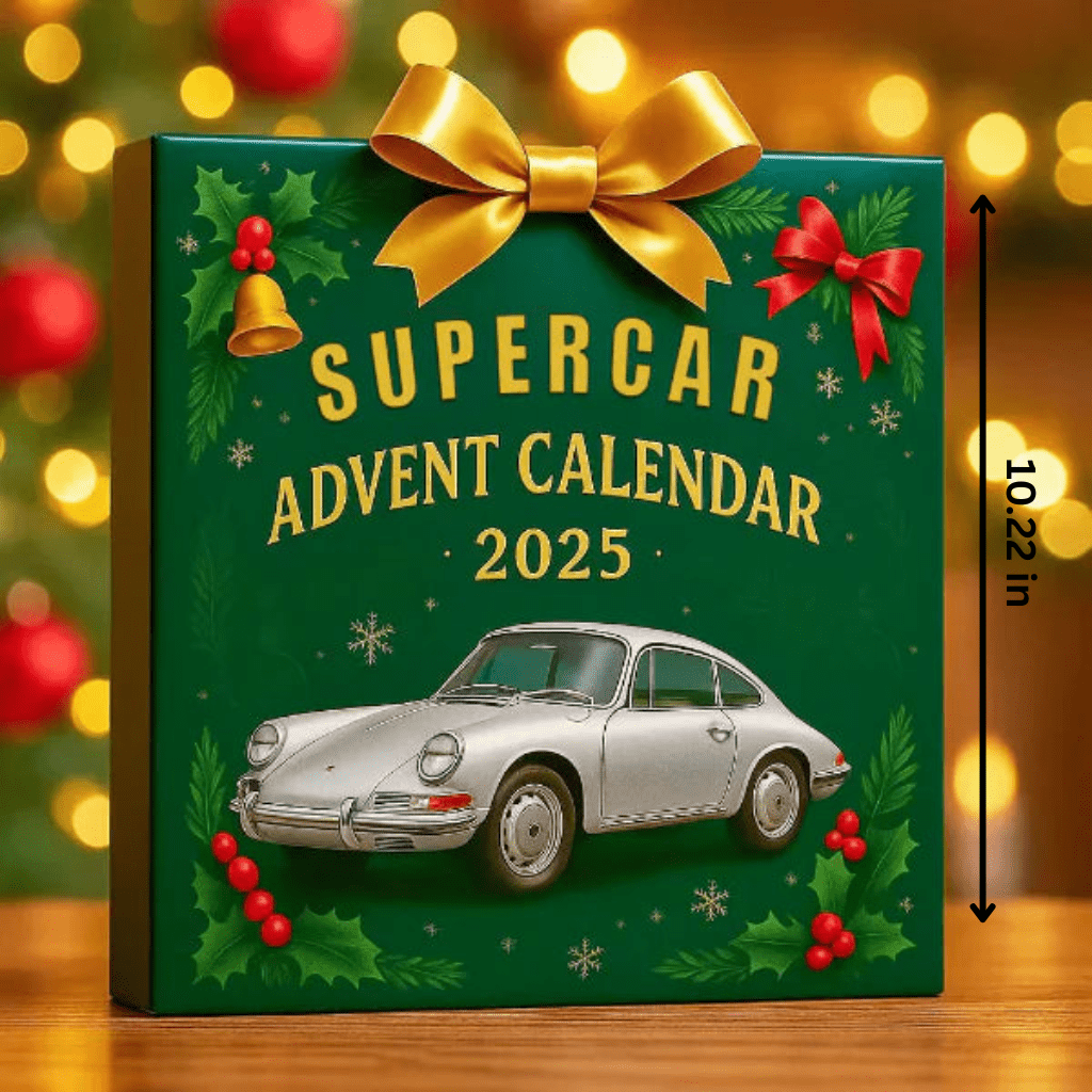 Skanto | Begrenset Superbil Adventskalender med 24 Presise Miniatyrmodeller