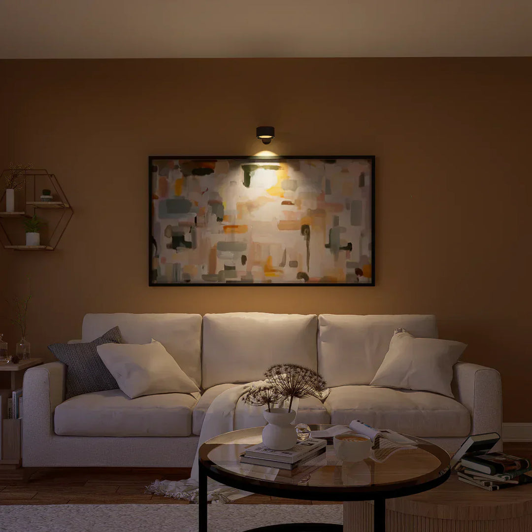 Skanto | Spotlight Trådlampe - 360° Rotasjon, Dimmbar, Oppladbar Vegglampe