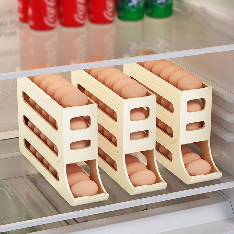 Skanto | Eierlagringsboks med stor kapasitet og rulledesign for 30 egg