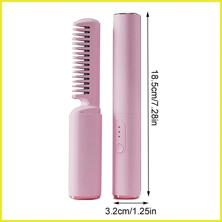 Skanto | Glatzza Mini-Glattbørste — Silky smooth drømmehår på 60 sekunder som fanger alles blikk!