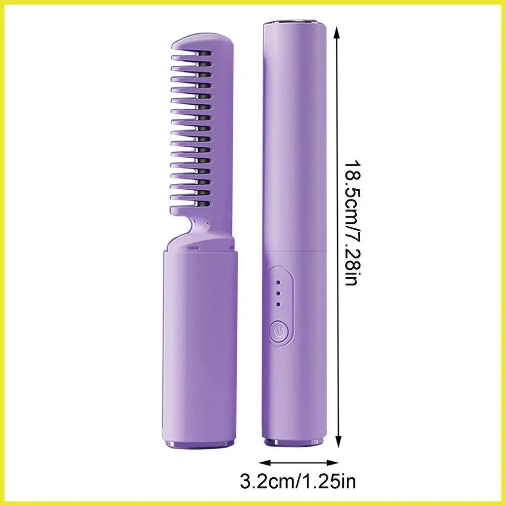 Skanto | Glatzza Mini-Glattbørste — Silky smooth drømmehår på 60 sekunder som fanger alles blikk!