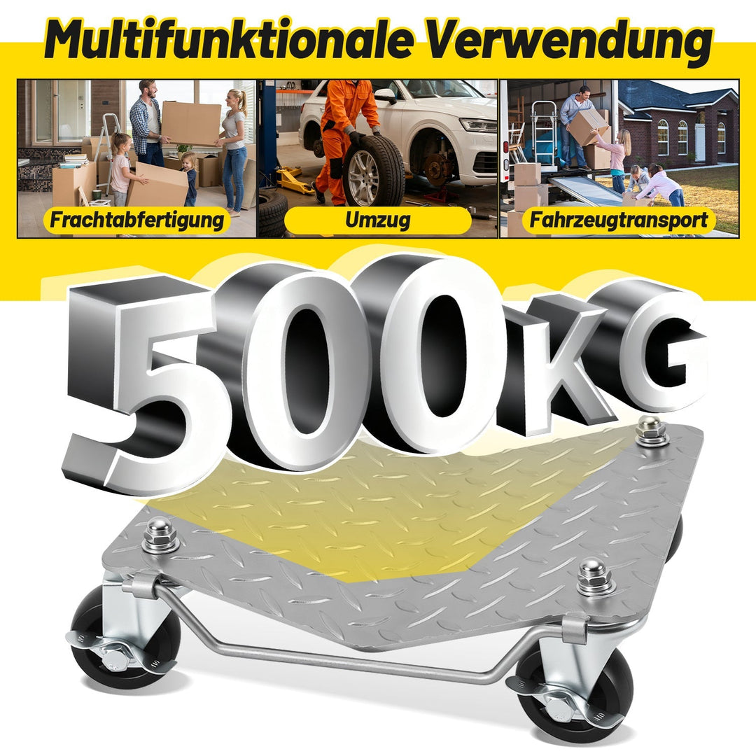 Manøvreringshjelp bil manøvreringsrulle bil 2/4 stykker | Skanto