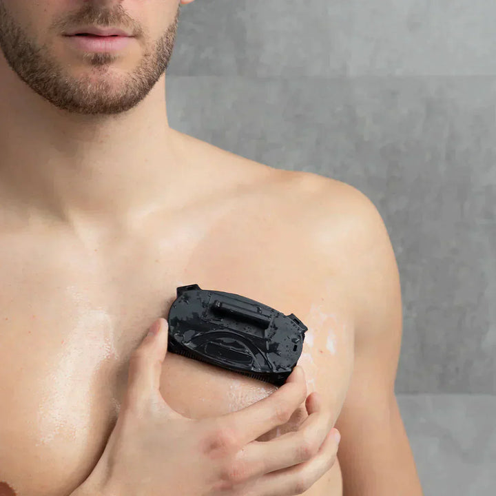 Skanto | Bakhår Razor – Langhåndtak Razor for Enkel Hårfjerning – Dobbelblad Design