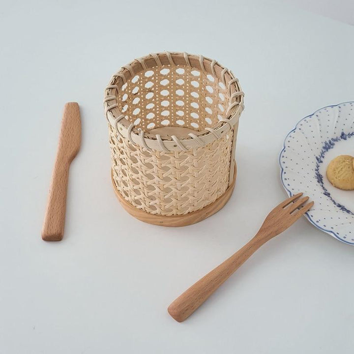 Skanto | Rattan-Bestikk-Organizer