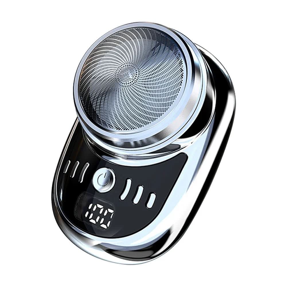 Skanto | Razorgo Mini Razor – Kompakt USB-barberhøvel med digitalt display for på farten