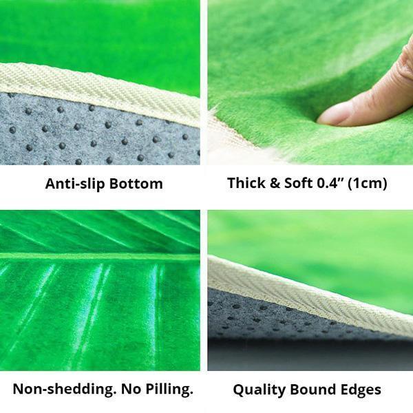 Realistisk Blad Teppe | Skanto