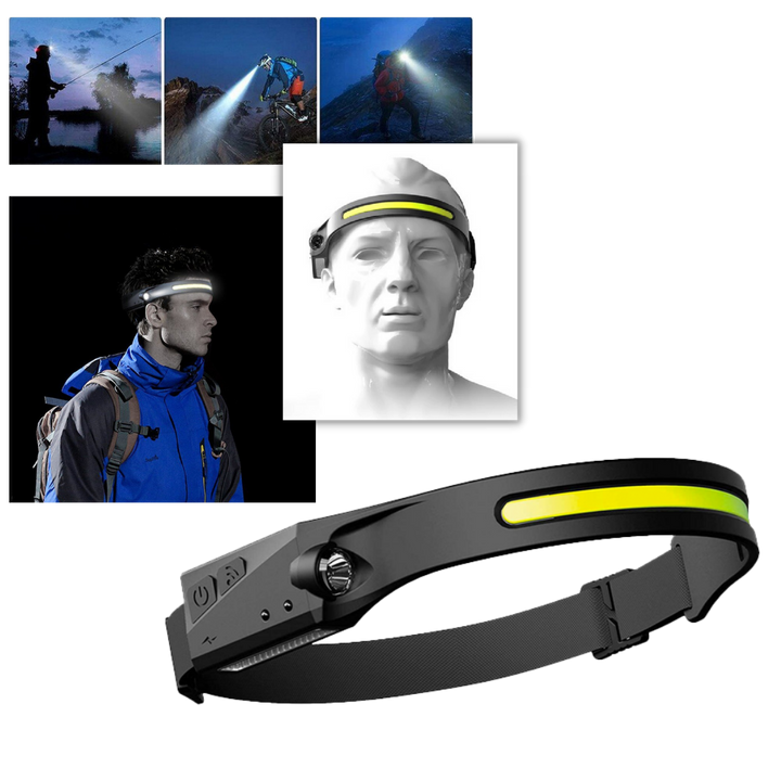 Oppladbar LED-hodelykt