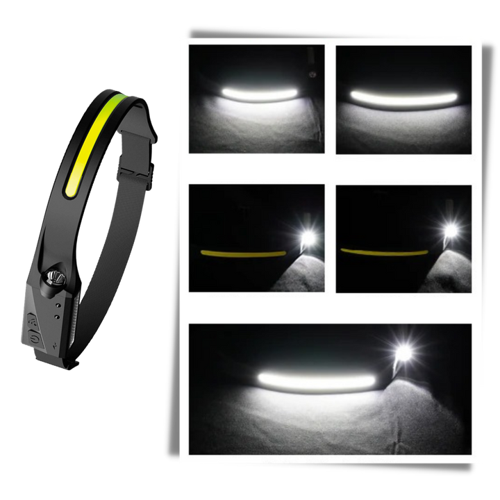 Oppladbar LED-hodelykt