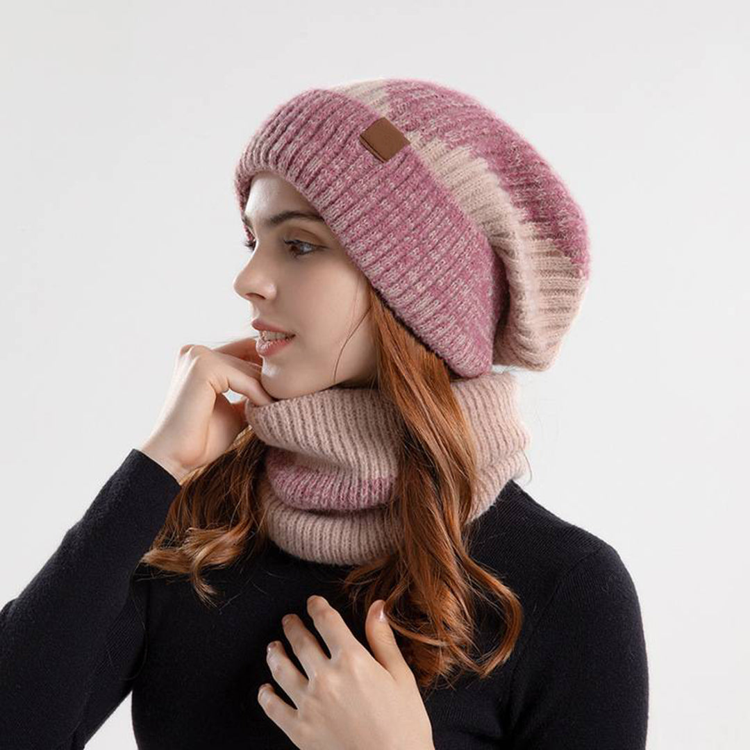 CozyWrap Sett – Trendy Lue og Skjerf for Vinter Skanto