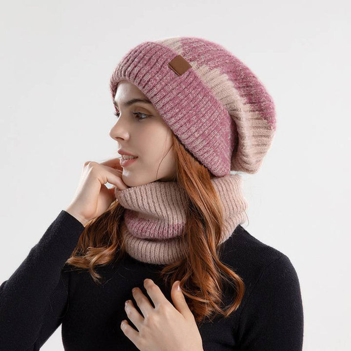 CozyWrap Sett – Trendy Lue og Skjerf for Vinter Skanto