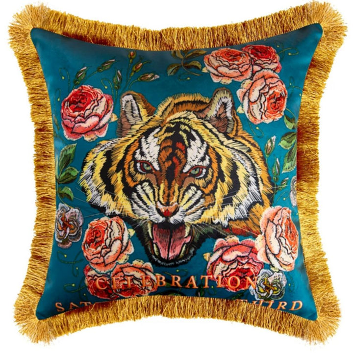 Skanto | Regal Tiger Kunstnerisk Fløyelsputevar