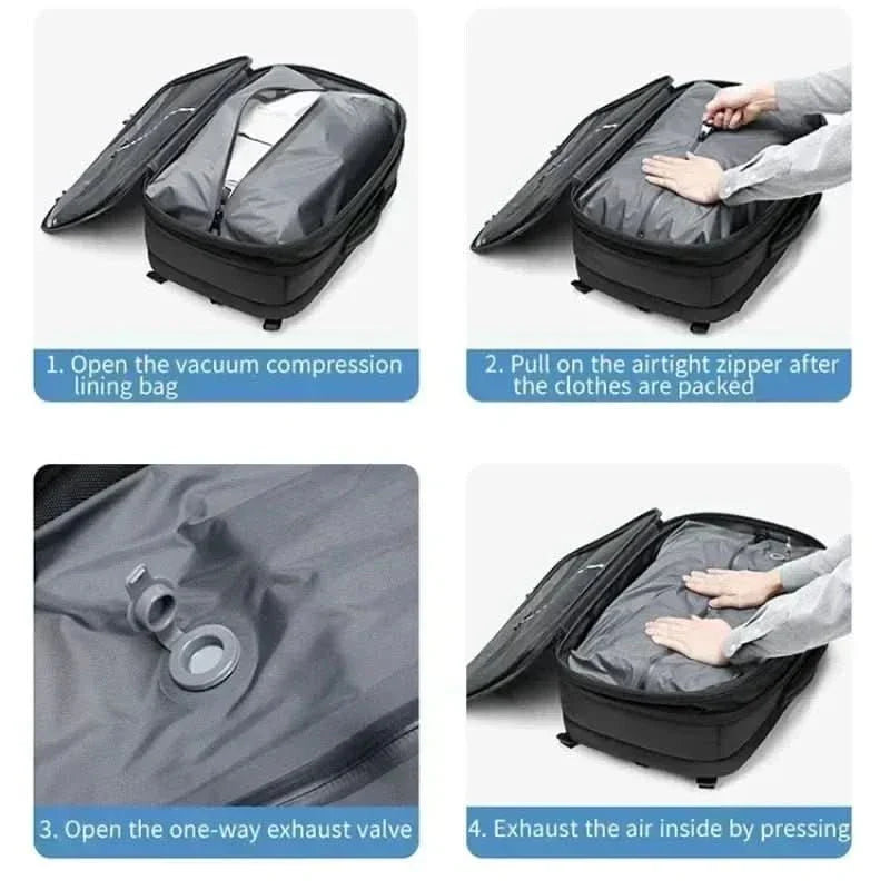 Skanto | Komprimerbar laptop ryggsekk for reise