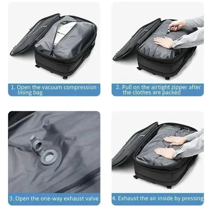 Skanto | Komprimerbar laptop ryggsekk for reise