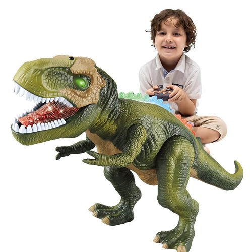 Skanto | Fjernkontroll T-Rex Dinosaur med LED-lamper og brølende lyd