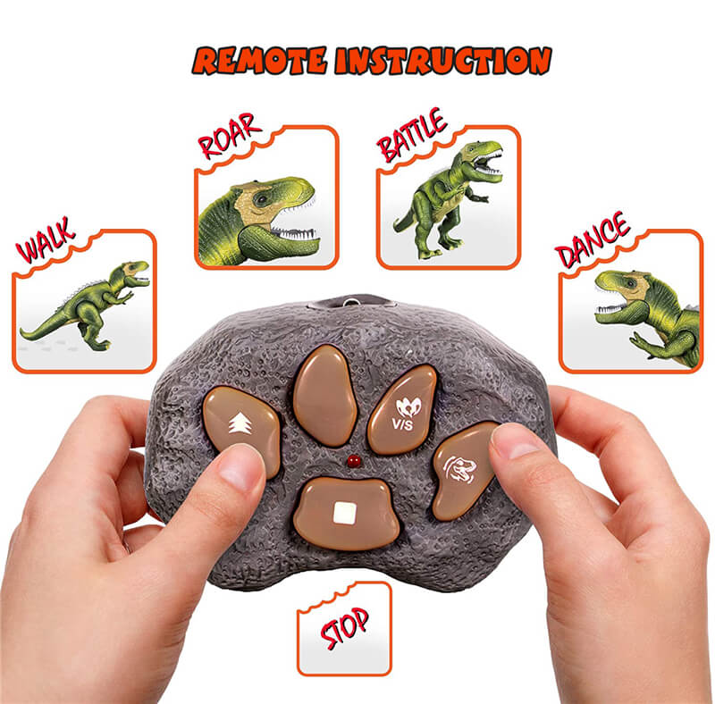 Skanto | Fjernkontroll T-Rex Dinosaur med LED-lamper og brølende lyd