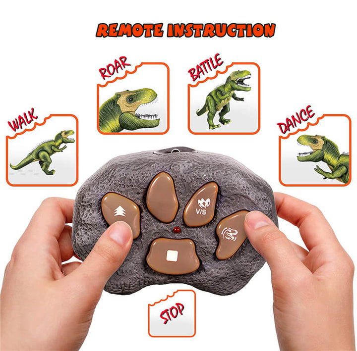 Skanto | Fjernkontroll T-Rex Dinosaur med LED-lamper og brølende lyd