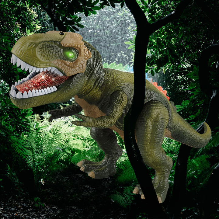 Skanto | Fjernkontroll T-Rex Dinosaur med LED-lamper og brølende lyd