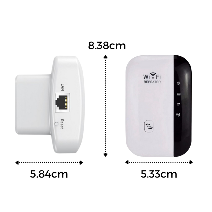 Ekstern WiFi-forsterker og signalforsterker