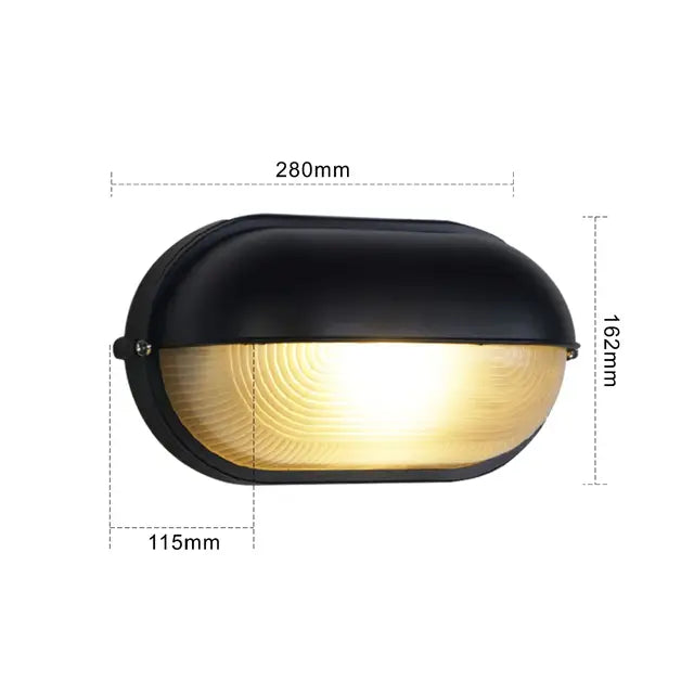 Vannavstøtende industrielle LED vegglys for utendørs – Robust belysning | Skanto